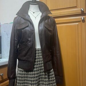 ZENANA OUTFITTERS!!!Brown Faux Leather/Excellent Quality Brand New!!!🧶🧶🧶